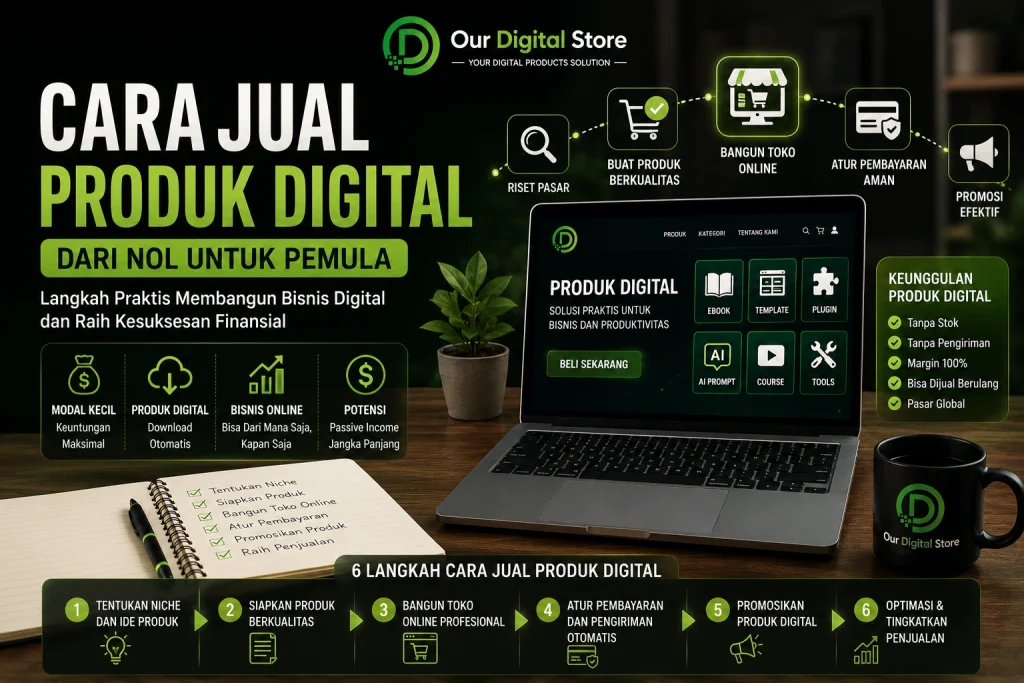 cara jual produk digital