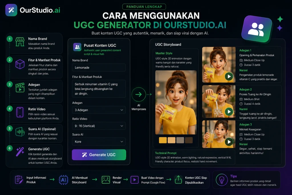 ugc generator Ourstudio.ai
