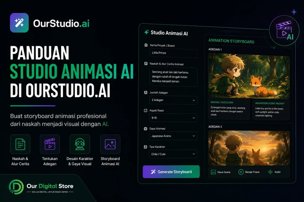 studio animasi Ourstudio.ai